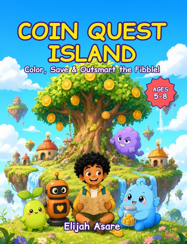 Coin Quest Island: Color, Save & Outsmart the Fibble! by Elijah Asare
